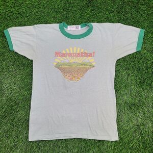 Vintage 1978 Maranatha Shirt S/M 19x25 Blue Green